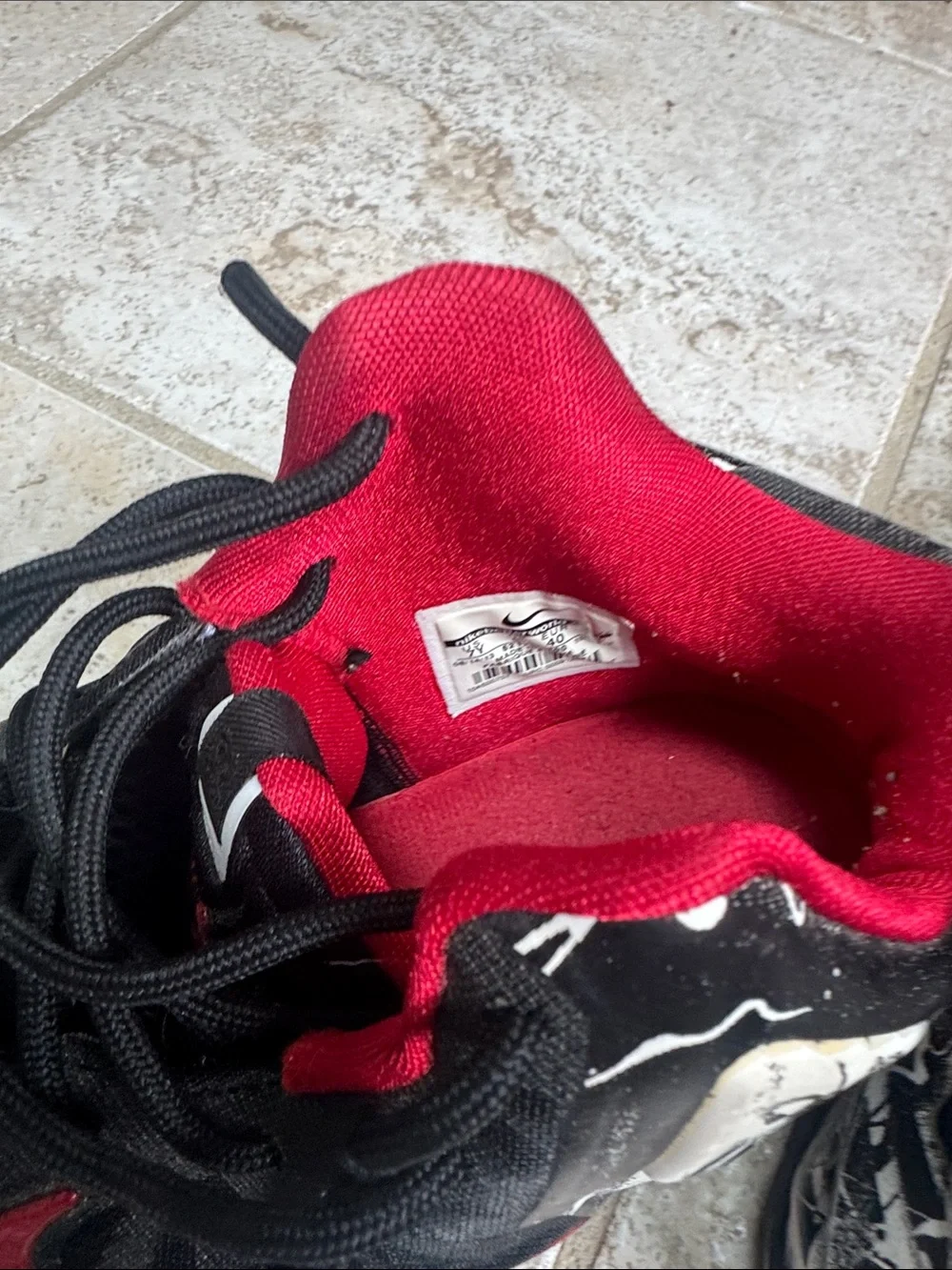 Nike Kids Black, LeBron James graffiti sneakers